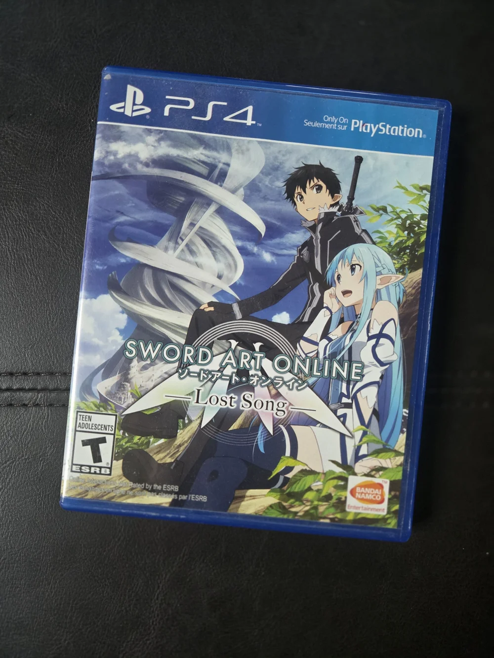 ⭐️Sony PS4 Sword Art Online: Lost Song – Blue Cover Artwork⭐️ - Picture 1 of 4